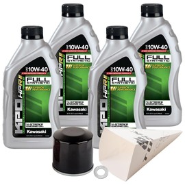 TUSK 4-Stroke Oil Change Kit Kawasaki KPO Full Synthetic 10W-40 for Kawasaki Teryx KRX 1000 Trail Edition 2022-2025