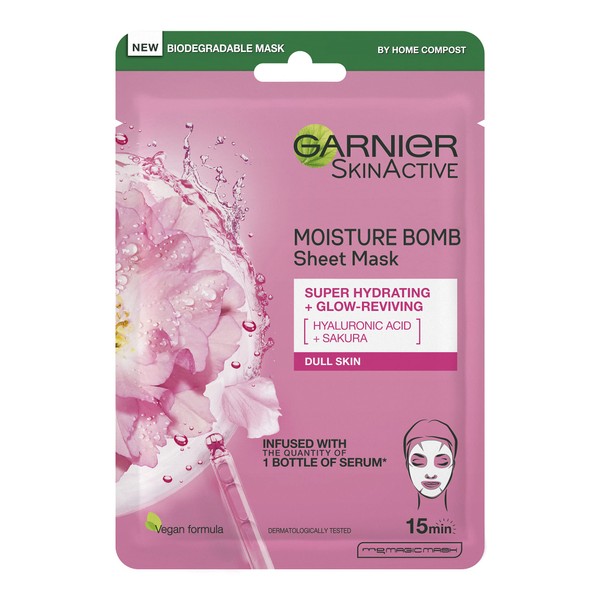 Garnier, Moisture Bomb Moisturising Facial Care Green Tea