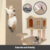 78.7"x15.8" Cat Scratch Furniture Protector-Trimmable Sticky Scratch Wall Mat,DIY Climb