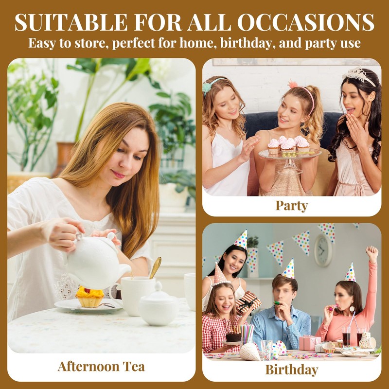 80 Pieces Stainless Steel Gold Coffee Spoons Set, Mini Flower