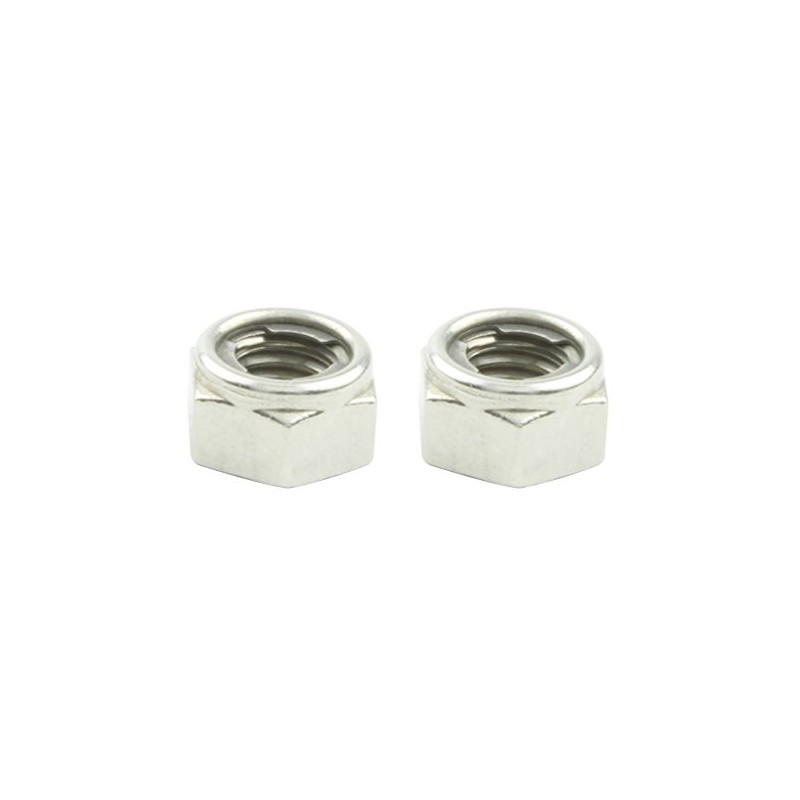 POSH M5 900055-S2 Motorcycle Goods Lock Nut, Stainless Steel, 2