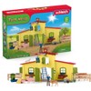 Schleich Farm World Animal Playset - 92pc Kids Farm Playset