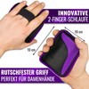AK ALPHAKRAFT Grip Pads (Black-Purple, One Size)