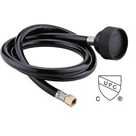 Shampoo UPC Certified Bowl Sprayer Head Black Rubber Hose For Salon Beauty Equipment Spa Barber Shop