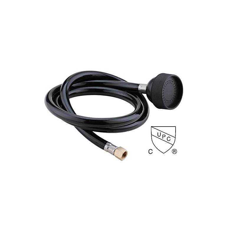 Shampoo UPC Certified Bowl Sprayer Head Black Rubber Hose For