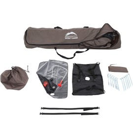 Overland Vehicle Systems 26019910 Wild Land Camping Gear - Changing Room with Shower and Storage Bag