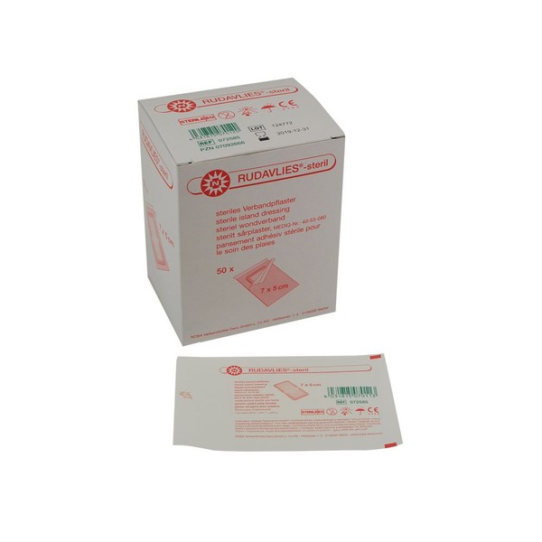 Noba Rudavlies® sterile dressing plasters, choice of sizes, pack of 50. 20 x 10 cm