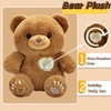NuomiYue 9" Brown Teddy Bear Stuffed Animal for Girls and