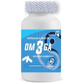 Omega 3 (aceite de pescado en polvo) con Vitamina E de 120 capsulas de 500 mg