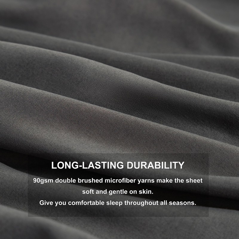 MOHAP 16 inch(40cm) Extra Deep King Size Fitted Sheet Only