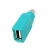 USB A Jack to Mini DIN 6 Pin male Adapter