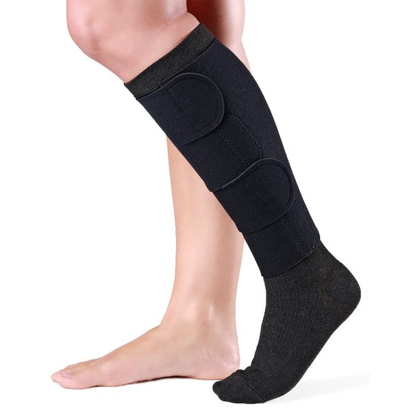 30-40 Mmhg Compreflex Lite Below Knee W/10-15 Mmhg Socks; Low Stretch; Xl Tall;Black SIGVARIS