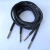 Flyinggoldfish Reflective Shoe Laces Round Shoelaces Rope with Metal Head