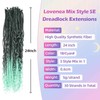 Lovenea 24 Inch 3 In 1 Synthetic Hair Dreadlock Extensions