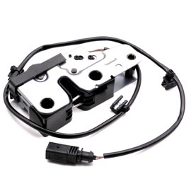 HAOTOM Front Hood Latch Lock Assembly w/Switch Compatible For VW Volkswagen Jetta 2005-2010 Golf GTI 2006-2008 R32 2008 Rabbit 2006-2009 Bonnet Engine Hood Lower Lock Latch