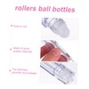 MERRYHAPY 10pcs Refillable Roller Bottles for Essential Oils and Lip