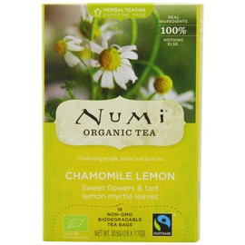 Numi Organic Chamomile Lemon - Sweet Meadows 18 Beutel, 3er Pack (3 x 31 g) - Bio