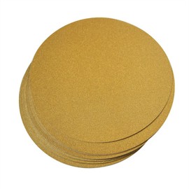 Mybbshower Gold Round Paper Placemats for Dinner New Years Eve Festive Party Birthday Table Decoration 12 inch Pack of 12