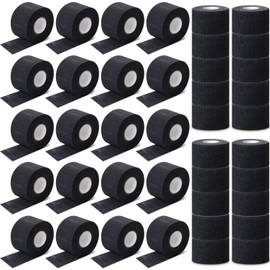 Yungyan 2000 Strips 20 Rolls Disposable Barber Paper Haircutting Neck Strips Hairdressing Stretchy Neck Band Paper Tissue for Barber Hair Cutting Styling Salon Accessories Supplies (Black)