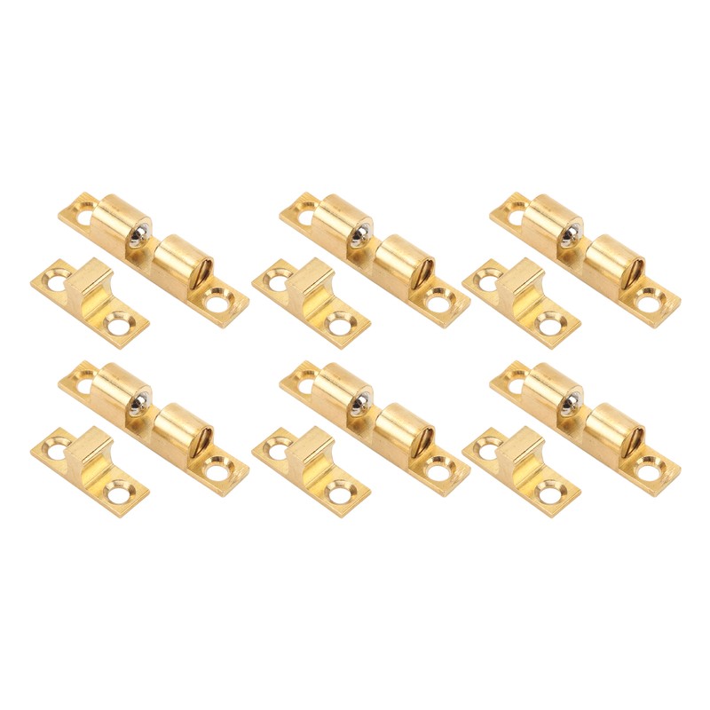6 Set Cabinet Door Catch Brass Cabinet Door Closet Ball