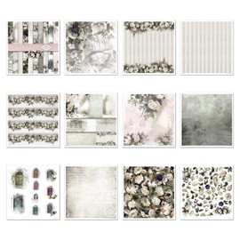 ITD Collection - Scrapbooking Package 12 x 12 inches, Scrapbooking Paper, Decorative Paper, Decoupage, Card Making, Paper Size - 310 x 320 mm (SLS024)