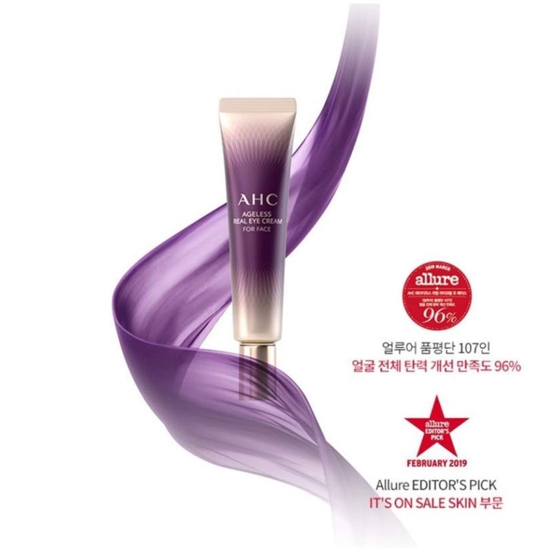 Crema de ojos AHC Ageless Real para cara, 30 ml