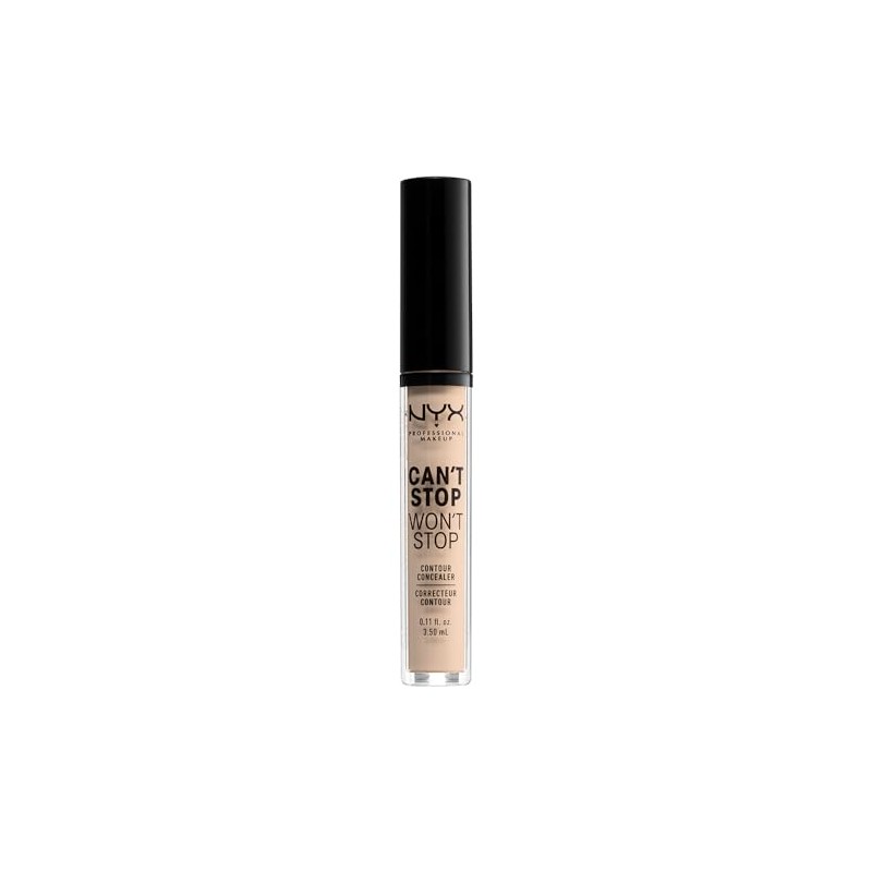 Nyx Professional Makeup Can't Stop Won't Stop Contour Concealer, Alabaster,