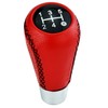 Temzzer 5 Speed Gear Knob Leather Car Shift Knob Transmission