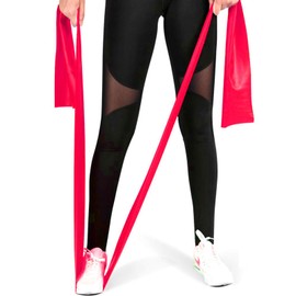 GOAITOU Resistance Bands, Professional Latex Elastic Exercise Bands Long Stretch Bands for Physical Therapy, Recovery, Yoga, Pilates, at-Home or The Gym Workouts, Fitness, Strength Training (RED)