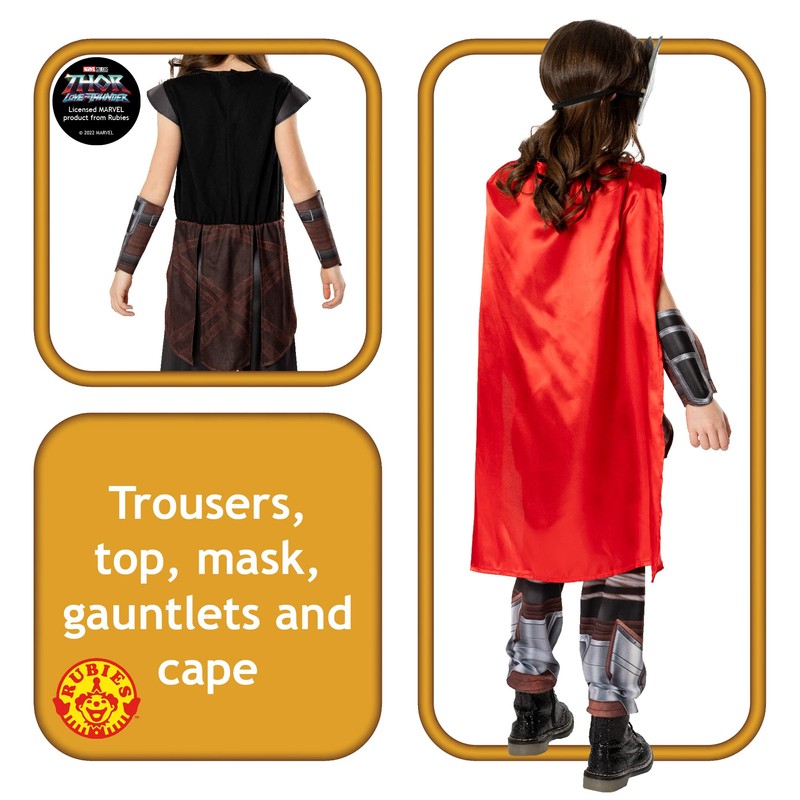 Rubie's 3014729-10 Love & Thunder Mighty Thor Child Costume, Girls,