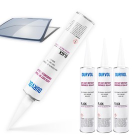 DURVOL Auto Glass Urethane Windshield Adhesive Sealant Pack of 4 Black