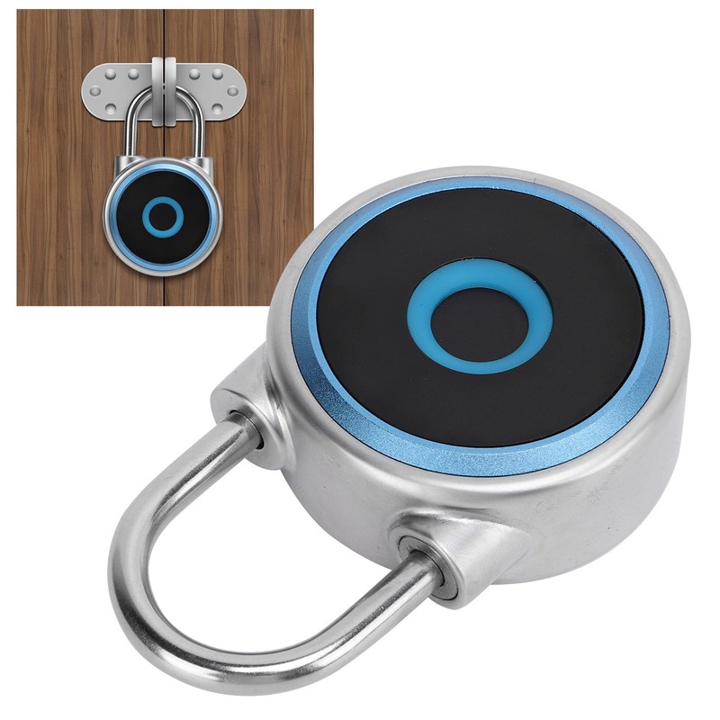 GS50F Smart Padlock IP65 Waterproof USB Charging Pure Fingerprint Luggage