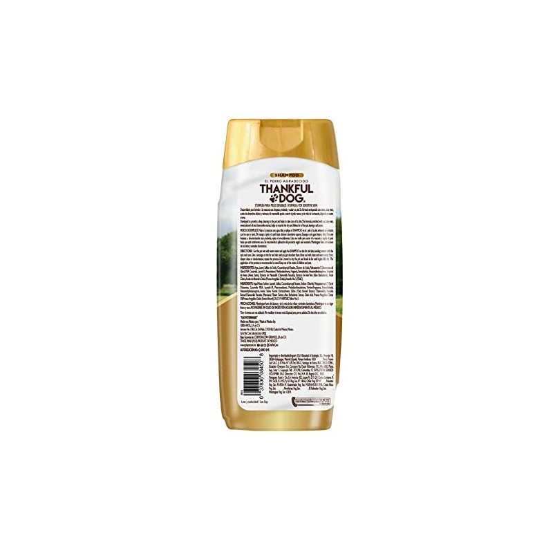Shampoo De Avena Thankful Dog 400ml, color, 400 ml, pack