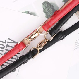 YIWEIYA Womens Wide Elastic Waist Belt for Dress Ladies (Red)