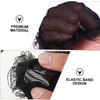 Baluue 10pcs Elastic Dancer Snoods Lightweight Hair Nets for Ballet