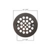 Premier Copper Products D-415ORB 4.25-Inch Round Shower Drain Cover, Oil