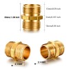 Yelun Solid Brass Garden Hose Fittings Connectors Adapter Heavy Duty
