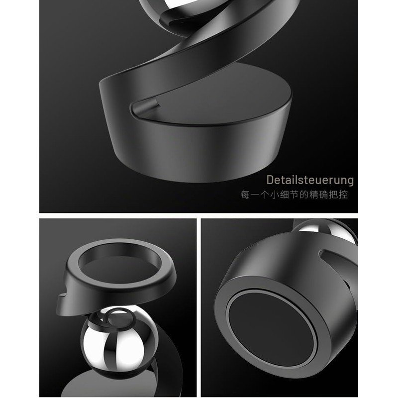 Kinetic desk toy that defies gravity, hanging gyroscope on the