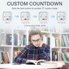 Rotating Pomodoro Timer 5, 25, 10 50 Minutes Preset, Desk