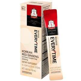 JUNG KWAN JANG Everytime Korean Red Ginseng Extract 2,000mg - Liquid Stick Supplements with Propolis & Adaptogen - Energy Boost & Immune Support, Natu