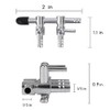 Pawfly 2-Way Aquarium Air Flow Control Lever Valve Distributor Splitter