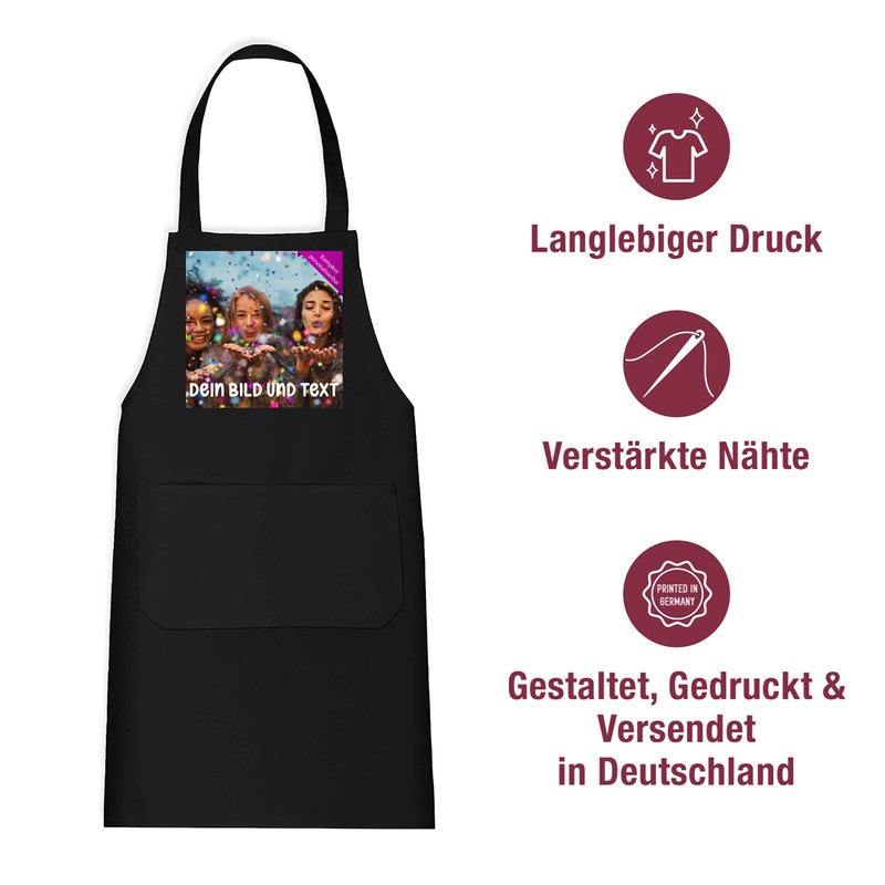 Geschenk mit Namen personalisiert by Shirtracer - Apron - Photo