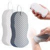 Esponja mágica exfoliante para baño, cepillo corporal reutilizable suave con