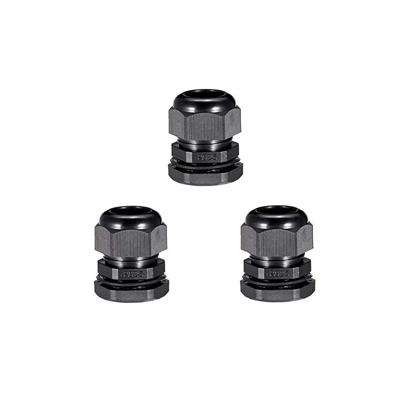 YXQ PG25 Waterproof Cable Gland Joints Adjustable Lock Nut Connector