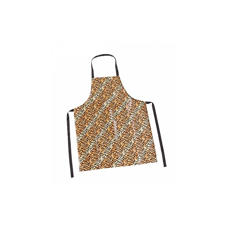 Haug Apron in Appearing Tiger Look Made of Washable PVC