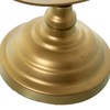 Globo Terraceo 23562 Blanco C/Pie Metal Dorado 19 x 16