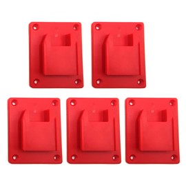Namvo 5 Packs Tool Mount for 20V 12V Drill Fit for Milwaukee M18 Tool Holder (Red)