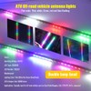 2pcs 3.2FT LED Whip Lights 270° Auto Strobe LED Light