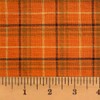 Pumpkin Spice 6 Autumn Homespun Cotton Plaid Fabric by JCS