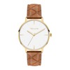 Tamaris Logomania Watch, Gold / Brown, Modern